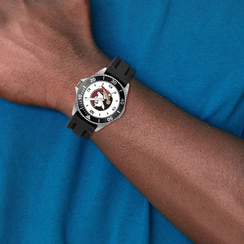 LogoArt Florida State University Collegiate Gents Silicone Strap Quartz Watch