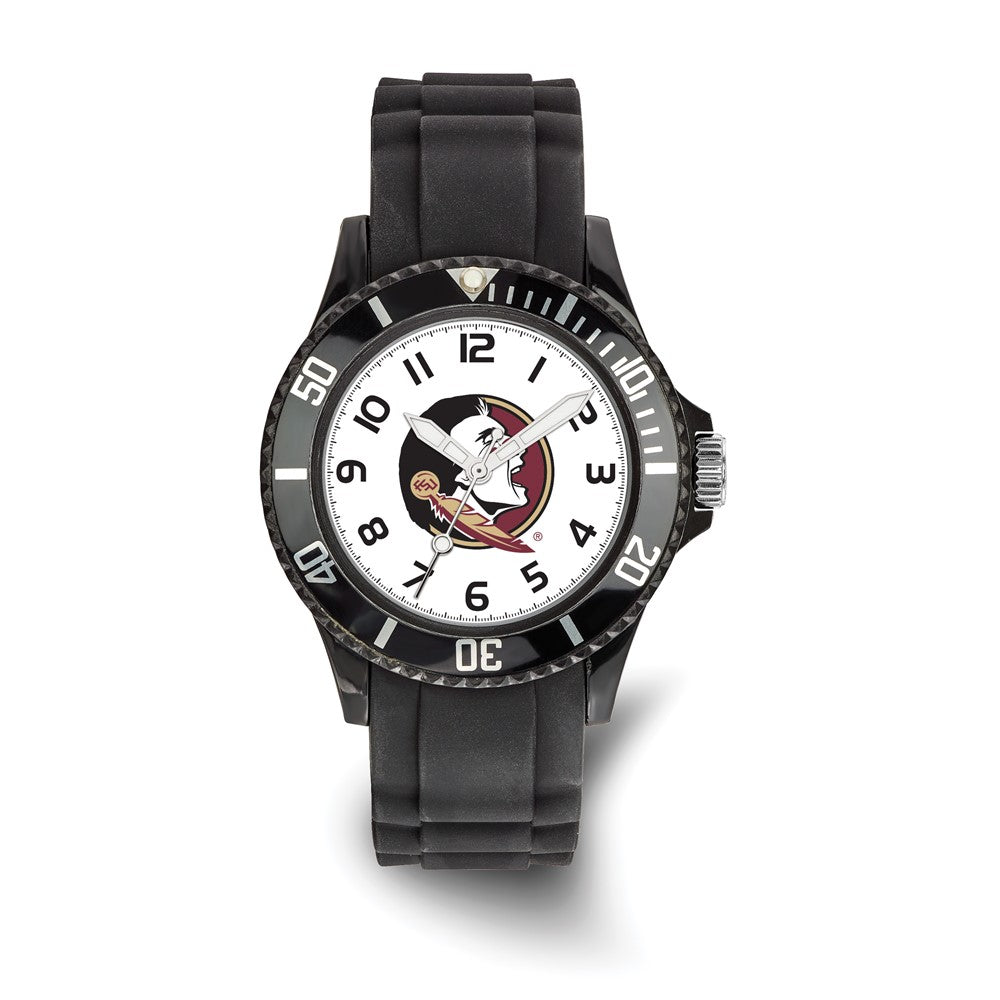LogoArt Florida State University Scholastic Silicone Strap Quartz Watch