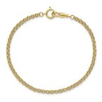 Gold-tone Brass 4.25mm Double Link Cable Pocket Watch Chain