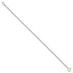 Silver-tone Steel 3.75mm Rolo Pocket Watch Chain