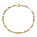 Gold-tone Steel 4.75mm Curb Pocket Watch Chain