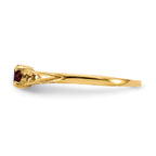 14k Madi K 3mm Garnet Birthstone Baby / Childrens Ring