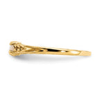 14k Madi K 3mm Opal Birthstone Baby / Childrens Ring