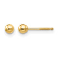 14k Madi K 3mm Ball Push On and Screw Off Screwback Post Earrings