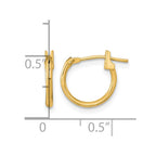 14k Madi K 11mm Hoop Earrings