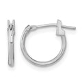 14k White Gold Madi K 11mm Hoop Earrings