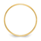 14k Madi K Polished 1mm Half Round Band Baby / Childrens Ring