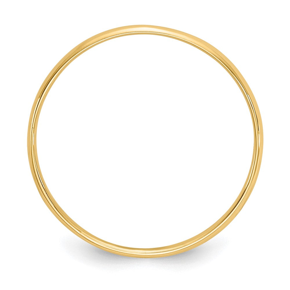 14k Madi K Polished 1mm Half Round Band Baby / Childrens Ring