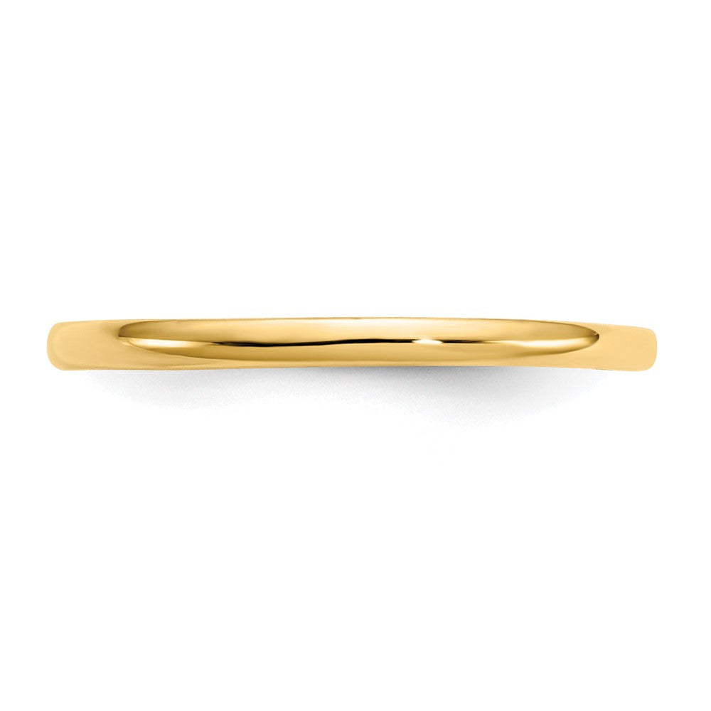 14k Madi K Polished 1mm Half Round Band Baby / Childrens Ring