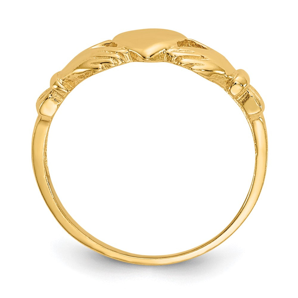 14k Madi K Claddagh Baby / Childrens Ring