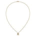 14k Madi K 3mm Sapphire Heart Birthstone 15 inch Necklace