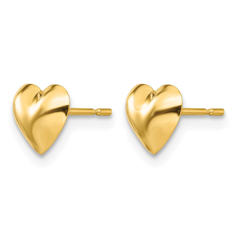 14k Madi K 7.00mm Heart Childrens Post Earrings