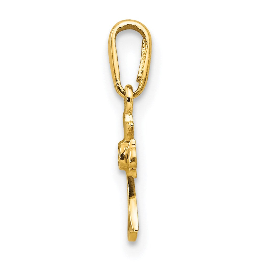 14k Madi K CZ Cross Childrens Pendant