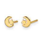 14k Madi K Kids Star and Moon Post Earrings