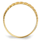 14k Madi K Kids Polished Twist Baby / Childrens Ring
