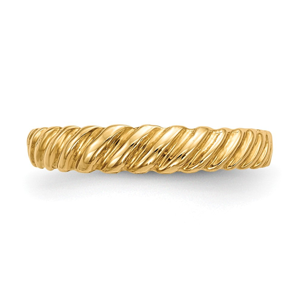 14k Madi K Kids Polished Twist Baby / Childrens Ring