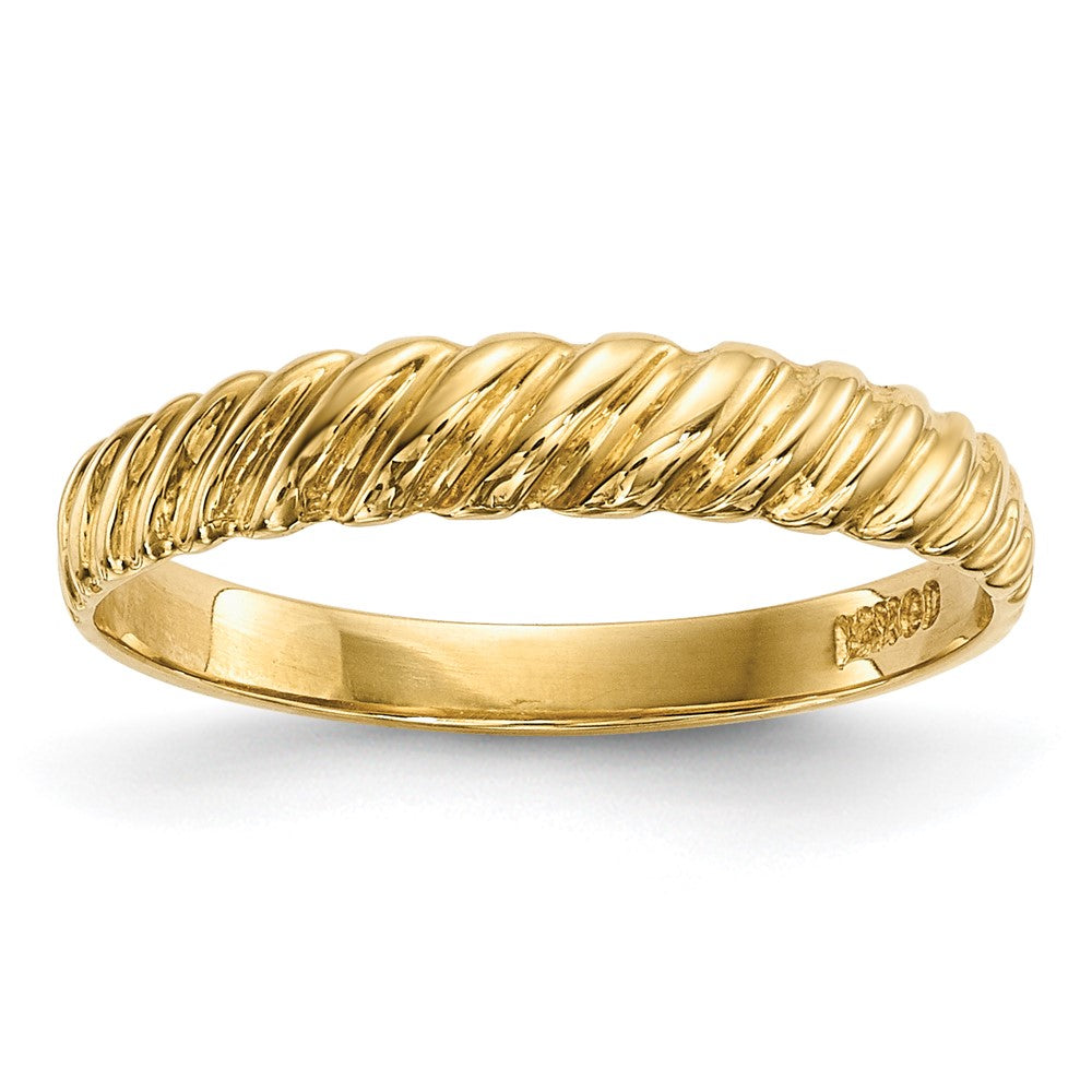14k Madi K Kids Polished Twist Baby / Childrens Ring