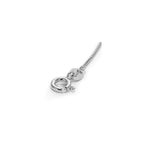 Sterling Silver Polished Puffed Heart 14 inch Necklace with Pink Gift Pouch