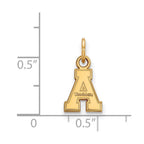 10k Gold LogoArt Appalachian State University Extra Small Pendant