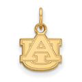 10k Gold LogoArt Auburn University A-U Extra Small Pendant