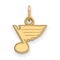 10k Gold NHL LogoArt St. Louis Blues Extra Small Pendant
