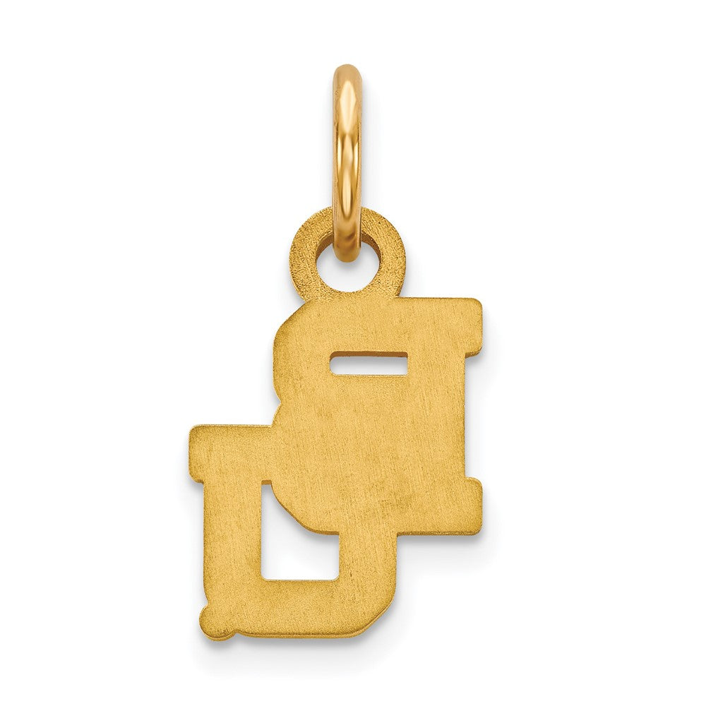 Sterling Silver Gold-plated LogoArt Baylor University Bears Extra Small Pendant