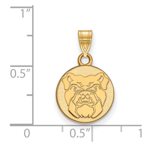 10k Gold LogoArt Butler University Bulldog Small Pendant