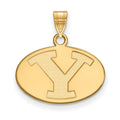 10k Gold LogoArt Brigham Young University Letter Y Small Pendant