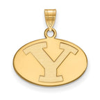 10k Gold LogoArt Brigham Young University Letter Y Small Pendant