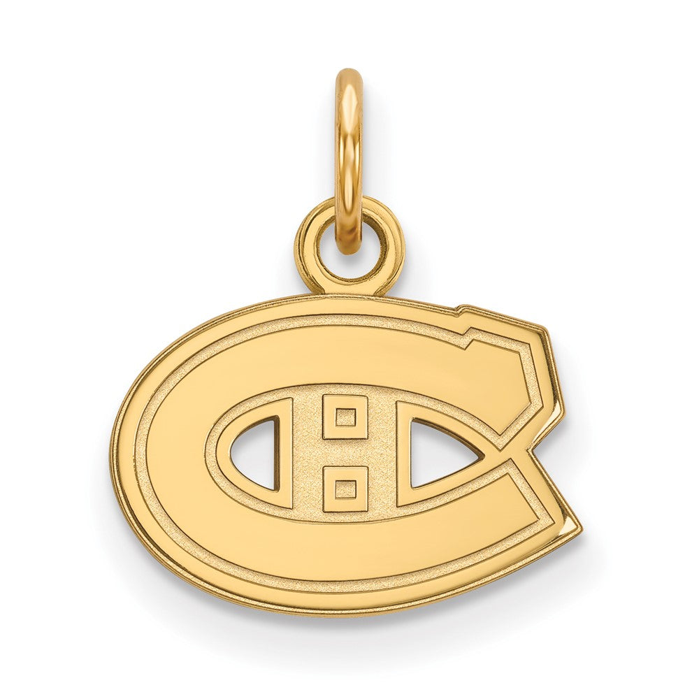 14k Gold NHL LogoArt Montreal Canadiens Extra Small Pendant