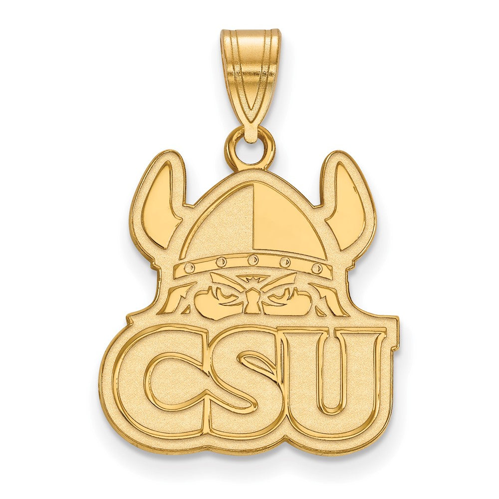 14k Gold LogoArt Cleveland State University Large Pendant