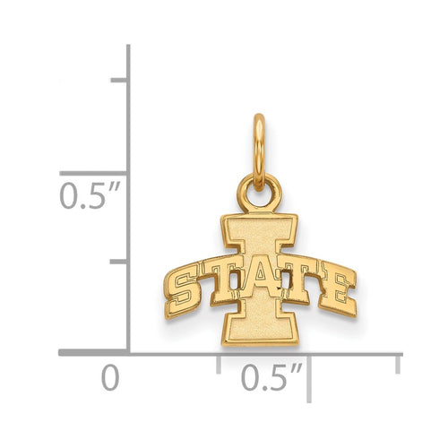 10k Gold LogoArt Iowa State University Extra Small Pendant