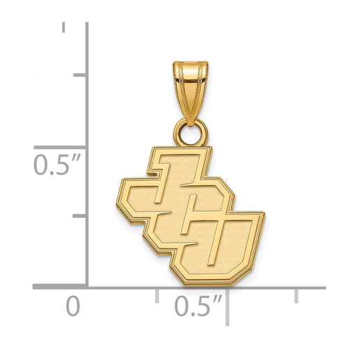 10k Gold LogoArt John Carroll University Small Pendant