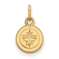 10k Gold NHL LogoArt Winnipeg Jets Extra Small Pendant