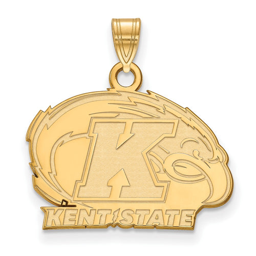 10k Gold LogoArt Kent State University Small Pendant