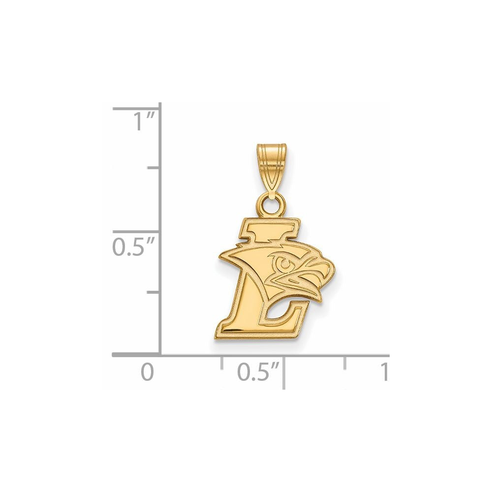Sterling Silver Gold-plated LogoArt Lehigh University Small Pendant
