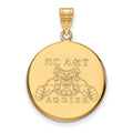 10k Gold LogoArt North Carolina A and T Aggies Large Disc Pendant