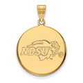 14k Gold LogoArt North Dakota State University Large Disc Pendant