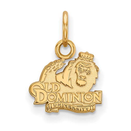10k Gold LogoArt Old Dominion University Extra Small Pendant