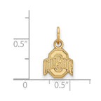 10k Gold LogoArt The Ohio State University Extra Small Pendant