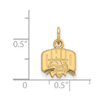 10k Gold LogoArt Ohio University Extra Small Pendant