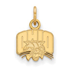 10k Gold LogoArt Ohio University Extra Small Pendant