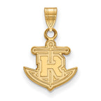 10k Gold LogoArt Rollins College Anchor Small Pendant