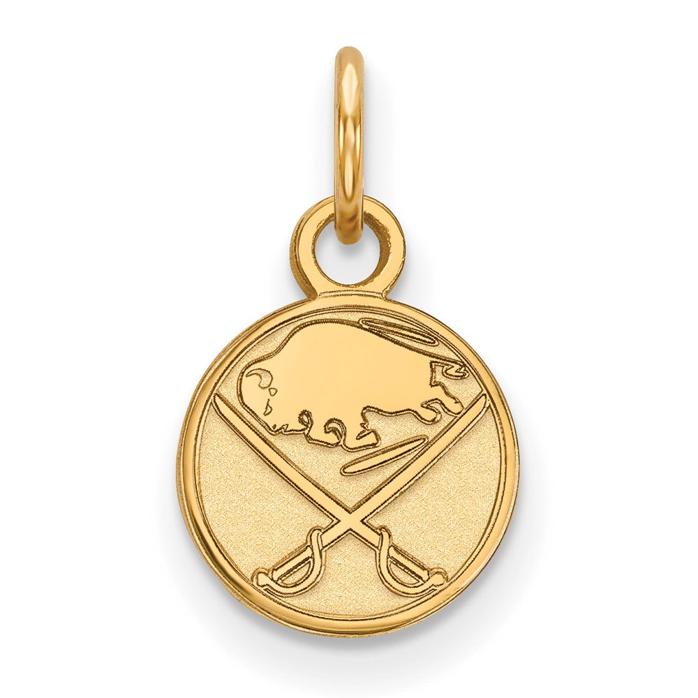 14k Gold NHL LogoArt Buffalo Sabres Extra Small Pendant