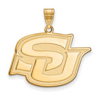 10k Gold LogoArt Southern University Jaguars Large Pendant
