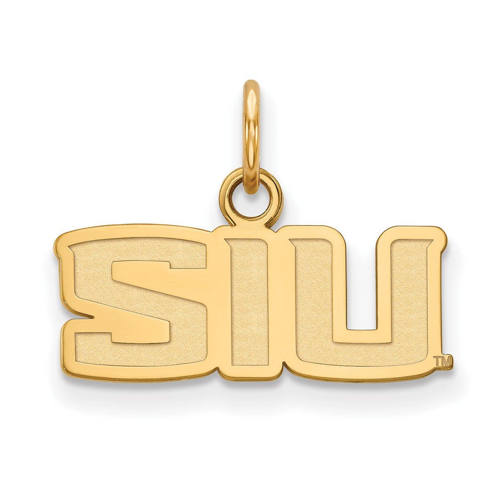 10k Gold LogoArt Southern Illinois University S-I-U Extra Small Pendant