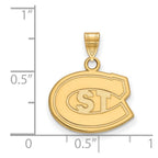 10k Gold LogoArt St. Cloud State University Small Pendant