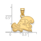 10k Gold LogoArt Tulane University Small Pendant