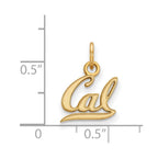 10k Gold LogoArt University of California Berkeley Extra Small Pendant