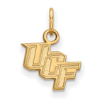 10k Gold LogoArt University of Central Florida U-C-F Extra Small Pendant